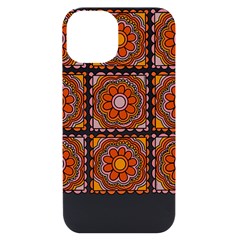 Flower T- Shirt Flower Granny Square Print T- Shirt Iphone 14 Black Uv Print Case by EnriqueJohnson