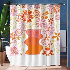 Flower T- Shirt Keep On Growing T- Shirt Shower Curtain 60  X 72  (medium)  by EnriqueJohnson