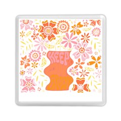 Flower T- Shirt Keep On Growing T- Shirt Memory Card Reader (square) by EnriqueJohnson