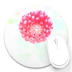 Flower T- Shirtflower T- Shirt Round Mousepad