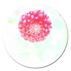 Flower T- Shirtflower T- Shirt Magnet 5  (Round)