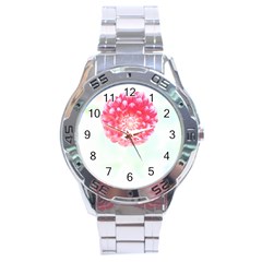 Flower T- Shirtflower T- Shirt Stainless Steel Analogue Watch