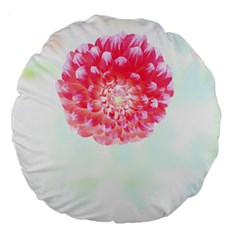 Flower T- Shirtflower T- Shirt Large 18  Premium Round Cushions