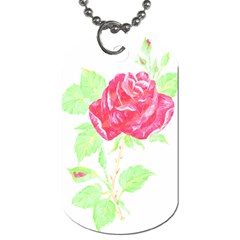 Flowers Art T- Shirtflower T- Shirt (1) Dog Tag (one Side) by EnriqueJohnson