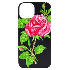 Flowers Art T- Shirtflower T- Shirt (1) Iphone 14 Black Uv Print Case by EnriqueJohnson