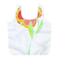 Flowers Art T- Shirtflower T- Shirt (2) Full Print Recycle Bag (l) by EnriqueJohnson