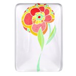 Flowers Art T- Shirtflower T- Shirt (2) Rectangular Glass Fridge Magnet (4 pack) Front