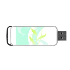 Flowers Art T- Shirtflower T- Shirt (3) Portable Usb Flash (one Side) by EnriqueJohnson