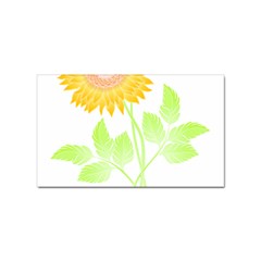 Flowers Art T- Shirtflower T- Shirt Sticker (rectangular) by EnriqueJohnson