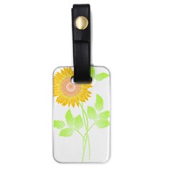 Flowers Art T- Shirtflower T- Shirt Luggage Tag (one Side) by EnriqueJohnson