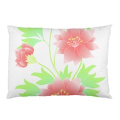 Flowers Art T- Shirtflowers T- Shirt (1) Pillow Case (two Sides) by EnriqueJohnson