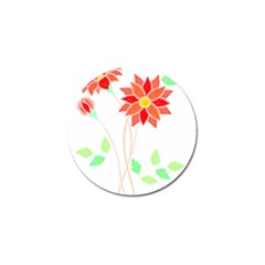 Flowers Art T- Shirtflowers T- Shirt (2) Golf Ball Marker (10 Pack)