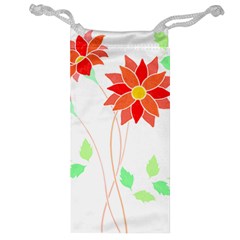 Flowers Art T- Shirtflowers T- Shirt (2) Jewelry Bag