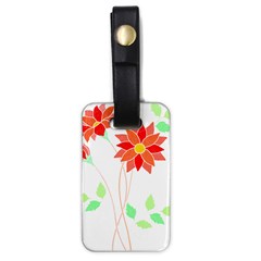 Flowers Art T- Shirtflowers T- Shirt (2) Luggage Tag (one Side) by EnriqueJohnson