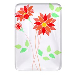 Flowers Art T- Shirtflowers T- Shirt (2) Rectangular Glass Fridge Magnet (4 Pack) by EnriqueJohnson