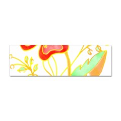 Flowers Art T- Shirtflowers T- Shirt (4) Sticker (bumper) by EnriqueJohnson