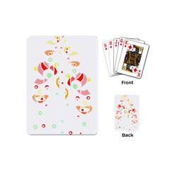 Flowers Art T- Shirtflowers T- Shirt (6) Playing Cards Single Design (mini)