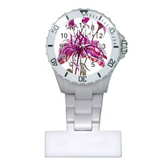 Flowers Art T- Shirtflowers T- Shirt (10) Plastic Nurses Watch by EnriqueJohnson