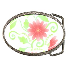 Flowers Art T- Shirtflowers T- Shirt (11) Belt Buckles