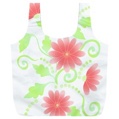 Flowers Art T- Shirtflowers T- Shirt (11) Full Print Recycle Bag (xxxl)