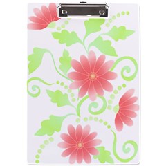 Flowers Art T- Shirtflowers T- Shirt (11) A4 Acrylic Clipboard by EnriqueJohnson