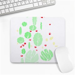 Flowers Art T- Shirtflowers T- Shirt (12) Large Mousepad