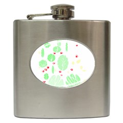 Flowers Art T- Shirtflowers T- Shirt (12) Hip Flask (6 oz)