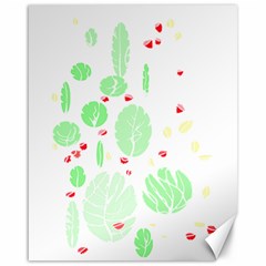 Flowers Art T- Shirtflowers T- Shirt (12) Canvas 16  x 20 