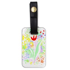 Flowers Art T- Shirtflowers T- Shirt (13) Luggage Tag (one Side) by EnriqueJohnson