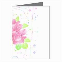 Flowers Art T- Shirtflowers T- Shirt (14) Greeting Card