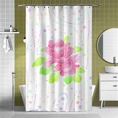 Flowers Art T- Shirtflowers T- Shirt (14) Shower Curtain 48  X 72  (small)  by EnriqueJohnson