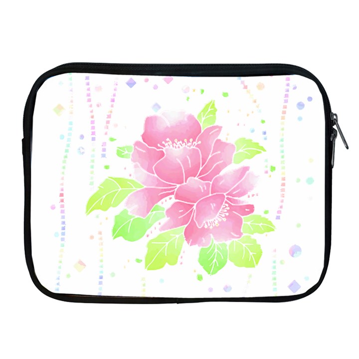 Flowers Art T- Shirtflowers T- Shirt (14) Apple iPad 2/3/4 Zipper Cases