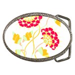 Flowers Art T- Shirtflowers T- Shirt (15) Belt Buckles Front