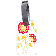 Flowers Art T- Shirtflowers T- Shirt (15) Luggage Tag (two Sides) by EnriqueJohnson