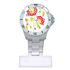 Flowers Art T- Shirtflowers T- Shirt (15) Plastic Nurses Watch by EnriqueJohnson