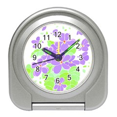 Flowers Art T- Shirtflowers T- Shirt (16) Travel Alarm Clock by EnriqueJohnson