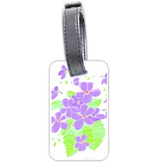 Flowers Art T- Shirtflowers T- Shirt (16) Luggage Tag (one Side) by EnriqueJohnson