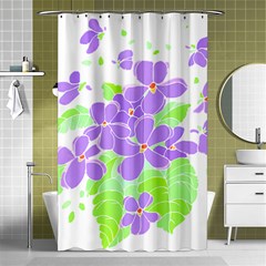 Flowers Art T- Shirtflowers T- Shirt (16) Shower Curtain 48  X 72  (small)  by EnriqueJohnson