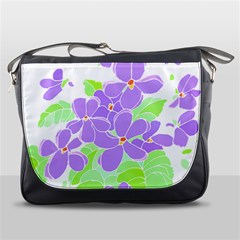 Flowers Art T- Shirtflowers T- Shirt (16) Messenger Bag by EnriqueJohnson