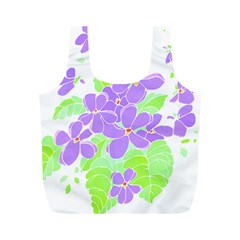 Flowers Art T- Shirtflowers T- Shirt (16) Full Print Recycle Bag (m) by EnriqueJohnson