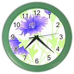 Flowers Art T- Shirtflowers T- Shirt (17) Color Wall Clock by EnriqueJohnson