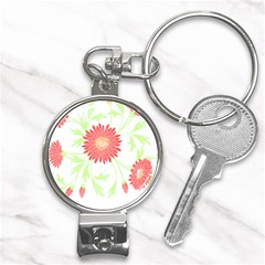 Flowers Art T- Shirtflowers T- Shirt (18) Nail Clippers Key Chain by EnriqueJohnson