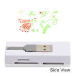 Flowers Art T- Shirtflowers T- Shirt (19) Memory Card Reader (Stick) Front