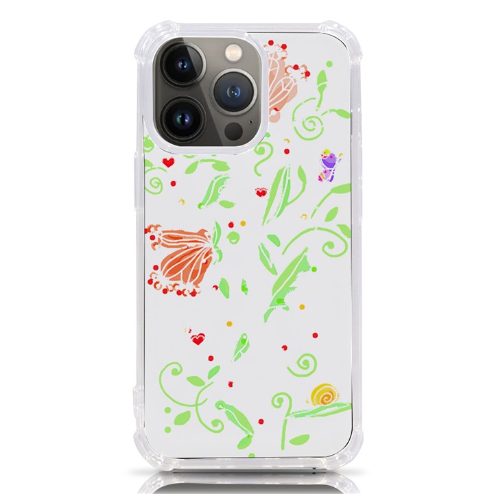 Flowers Art T- Shirtflowers T- Shirt (19) iPhone 13 Pro TPU UV Print Case