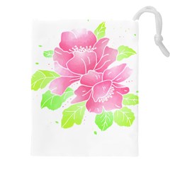 Flowers Art T- Shirtflowers T- Shirt (21) Drawstring Pouch (4xl) by EnriqueJohnson