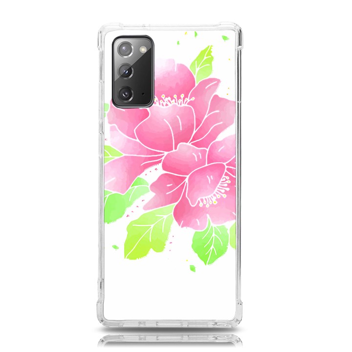 Flowers Art T- Shirtflowers T- Shirt (21) Samsung Galaxy Note 20 TPU UV Case