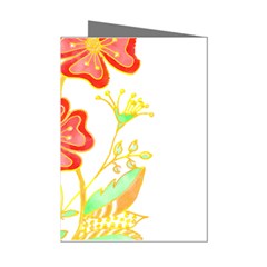 Flowers Art T- Shirtflowers T- Shirt (23) Mini Greeting Cards (pkg Of 8)