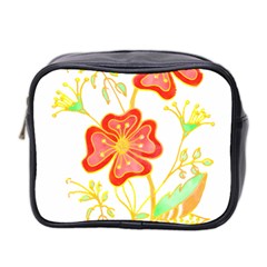 Flowers Art T- Shirtflowers T- Shirt (23) Mini Toiletries Bag (two Sides) by EnriqueJohnson