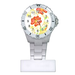 Flowers Art T- Shirtflowers T- Shirt (23) Plastic Nurses Watch by EnriqueJohnson