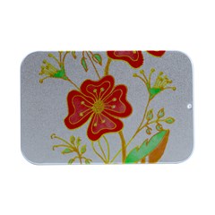 Flowers Art T- Shirtflowers T- Shirt (23) Open Lid Metal Box (silver)  